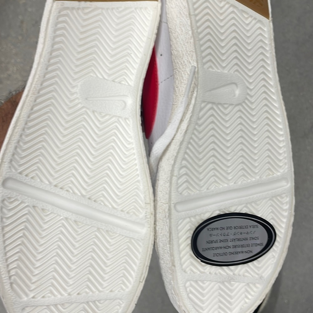 Nike Blazer Low 6.5 Y. Women 8 red white new - Picture 6 of 9